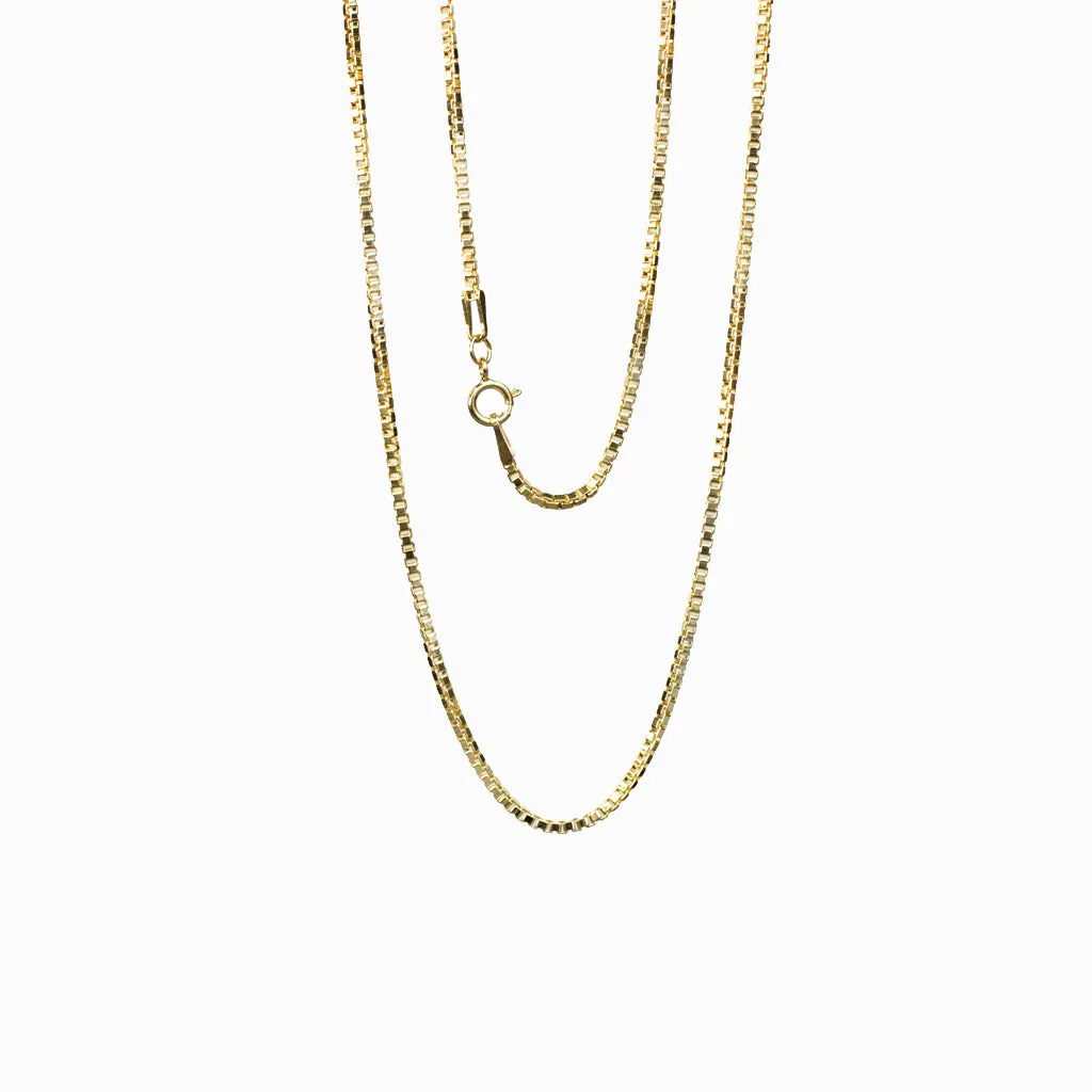 14k Yellow Gold Filled Box Chain