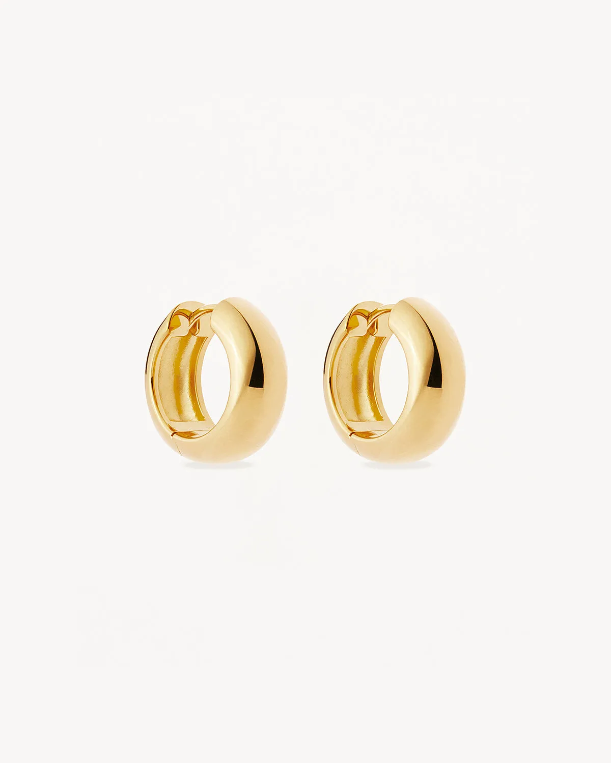 18k Gold Vermeil Bold Small Hoops