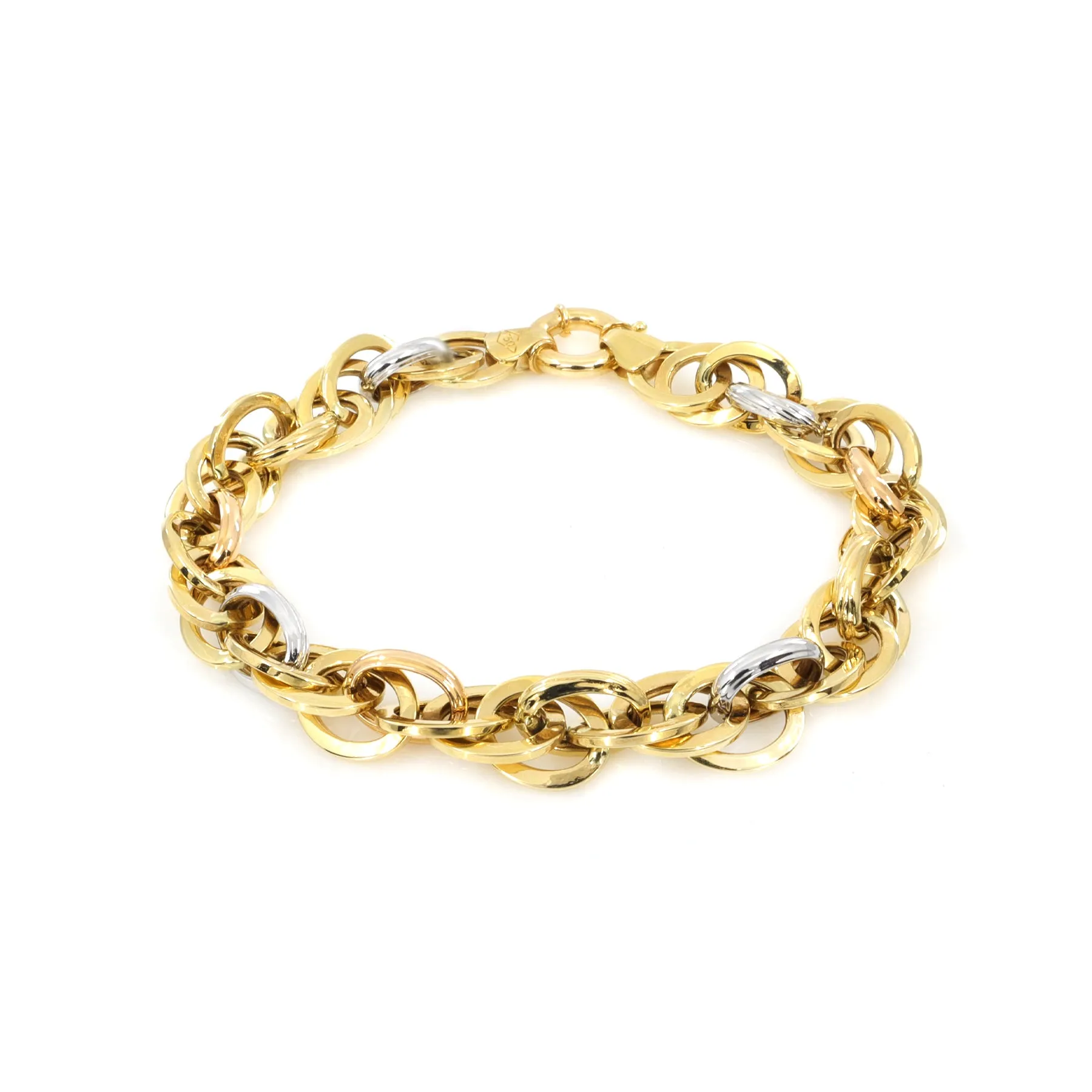 18K Two-Tone Gold Bracelet - 20727956