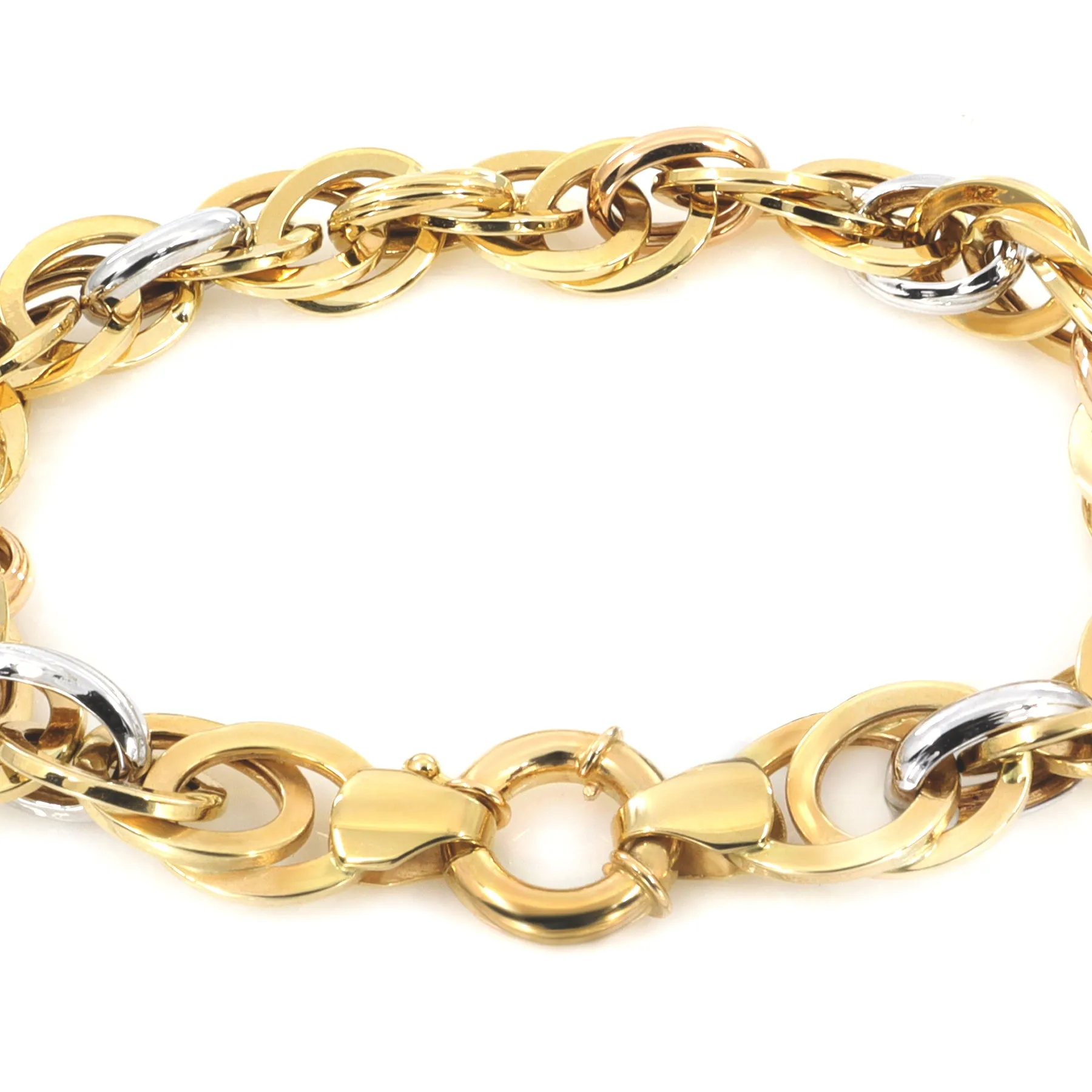 18K Two-Tone Gold Bracelet - 20727956