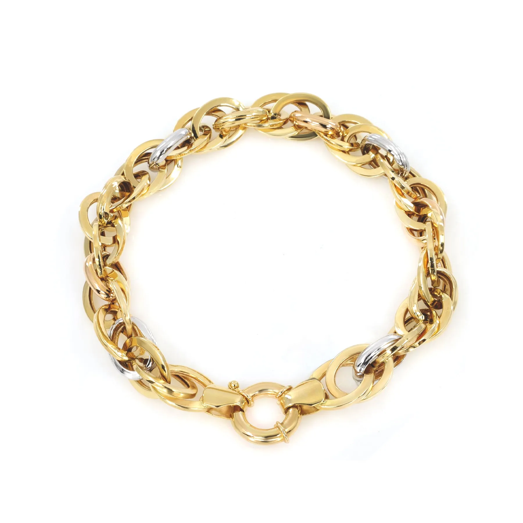 18K Two-Tone Gold Bracelet - 20727956