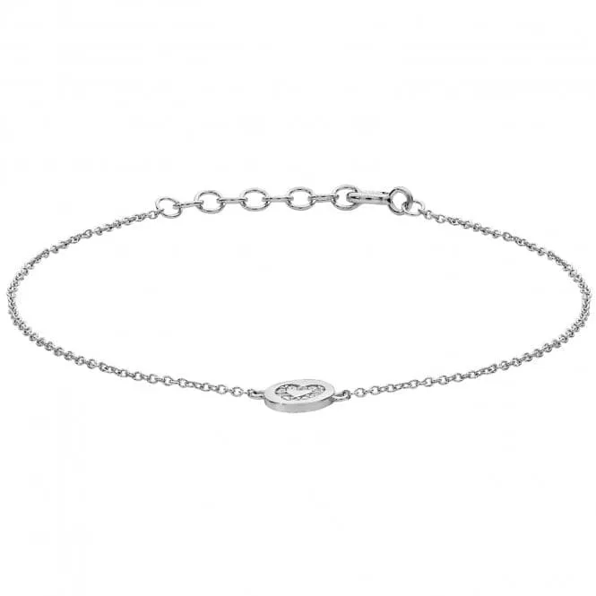 Acotis Silver Bracelet Rhodium Plated Zirconia G3290B