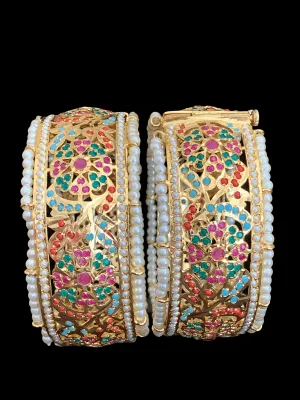 Alea bangles ( navratan ) (READY TO SHIP  )