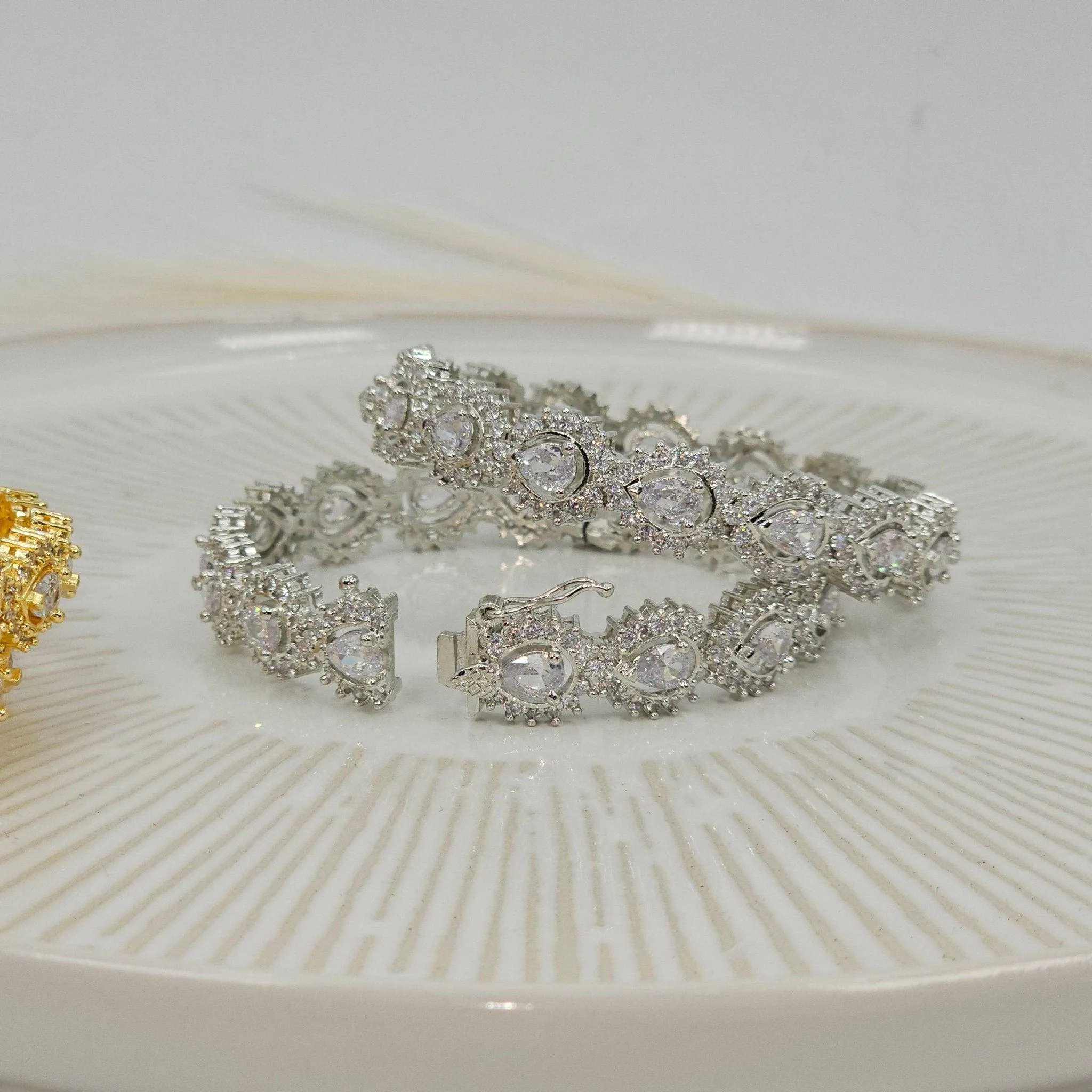 American Diamond Openable Bangles