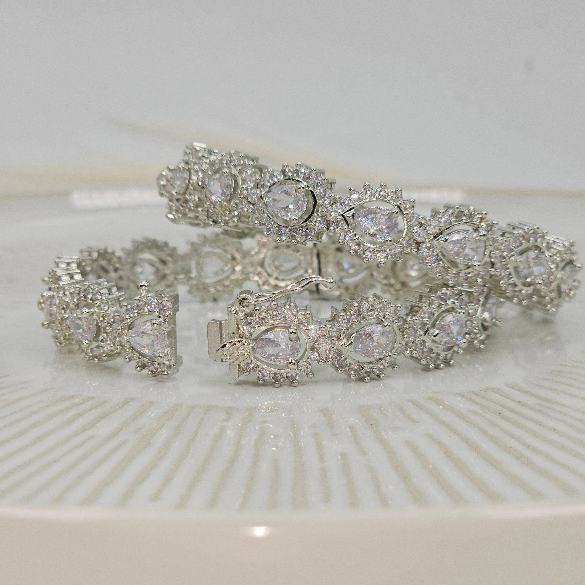 American Diamond Openable Bangles