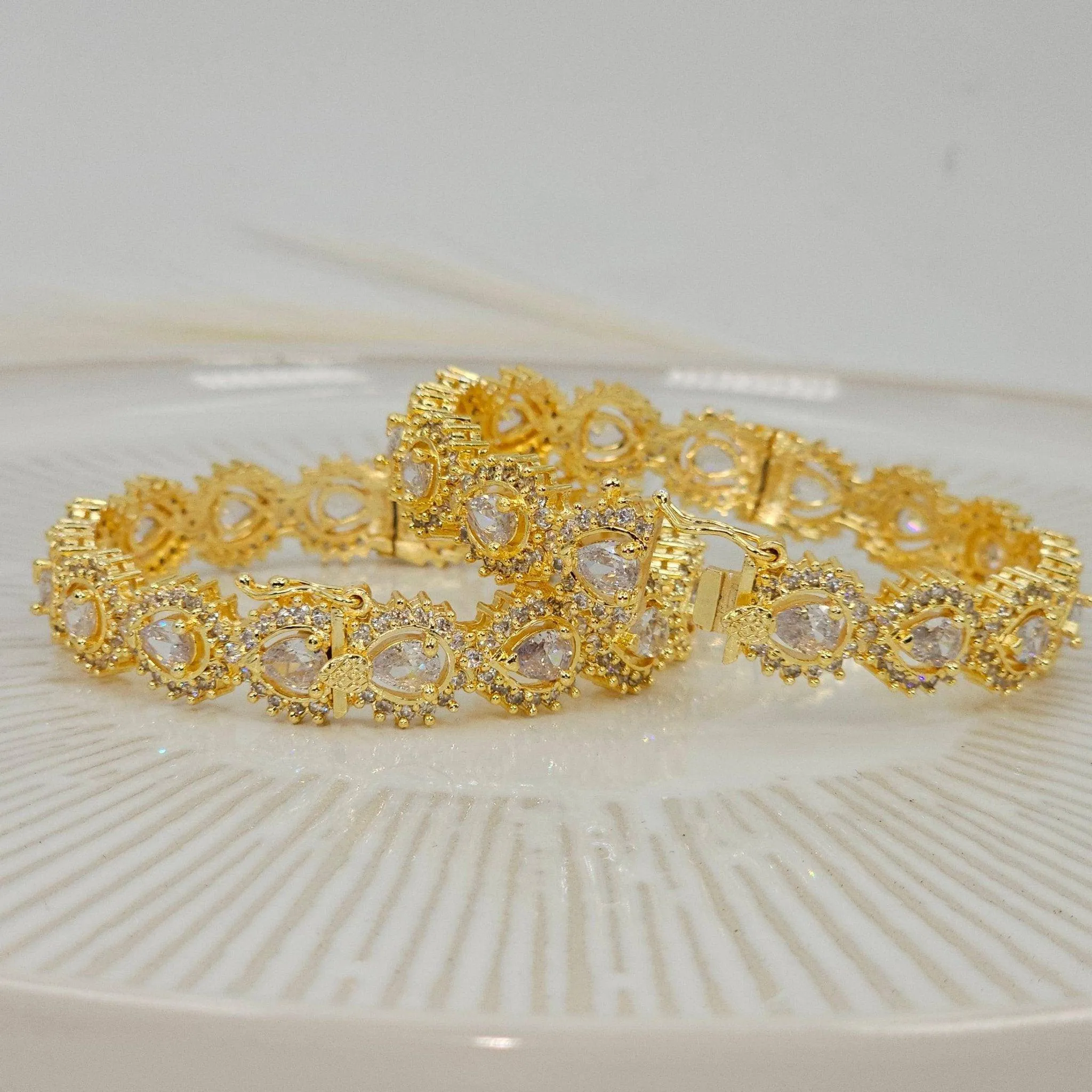 American Diamond Openable Bangles