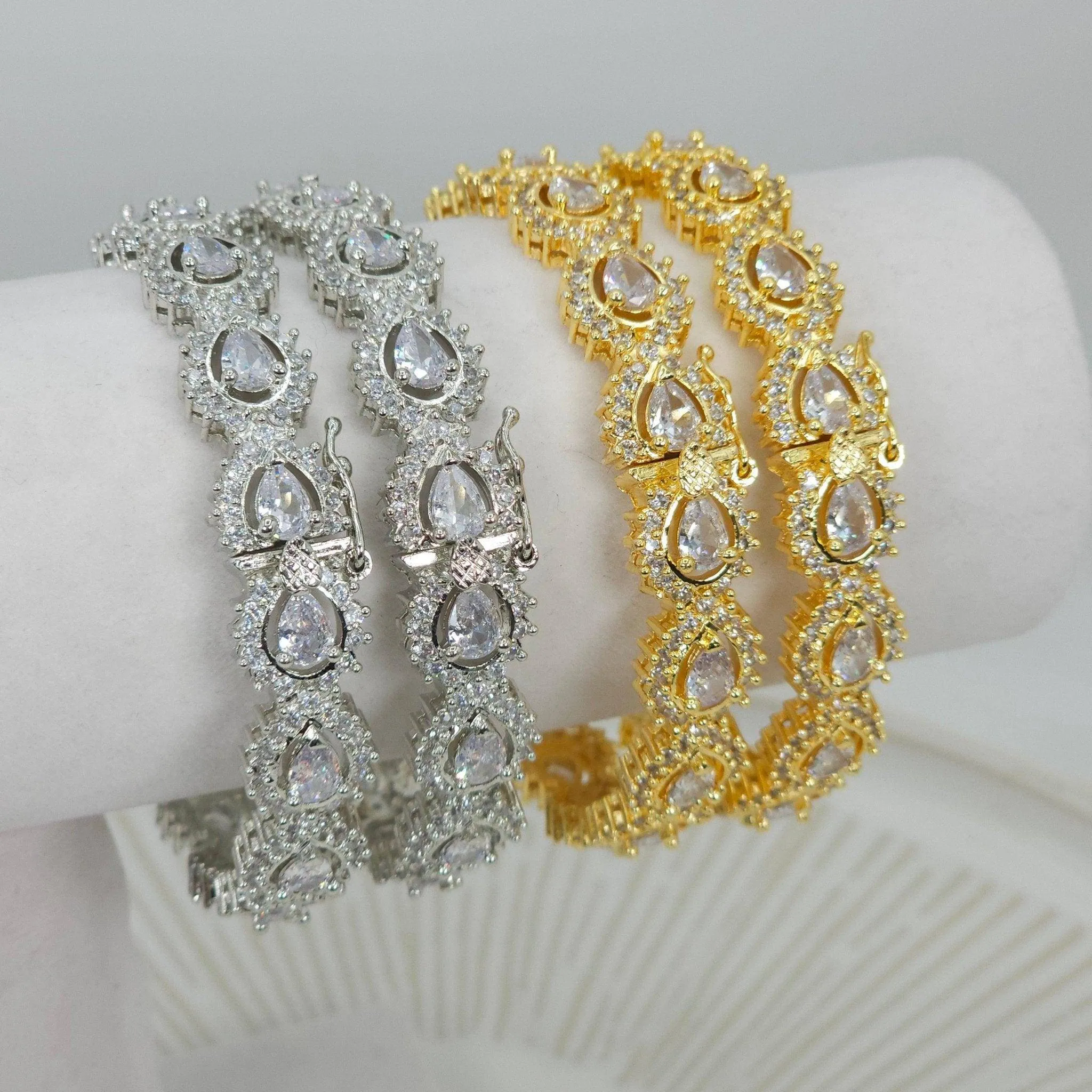 American Diamond Openable Bangles