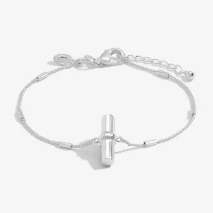 Aura Silver Bar Silver 18cm   3cm Extender Bracelet 6295