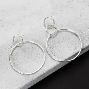 Be bold asymmetric Earrings - Silver