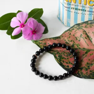 Black Agate Gemstone Bracelet