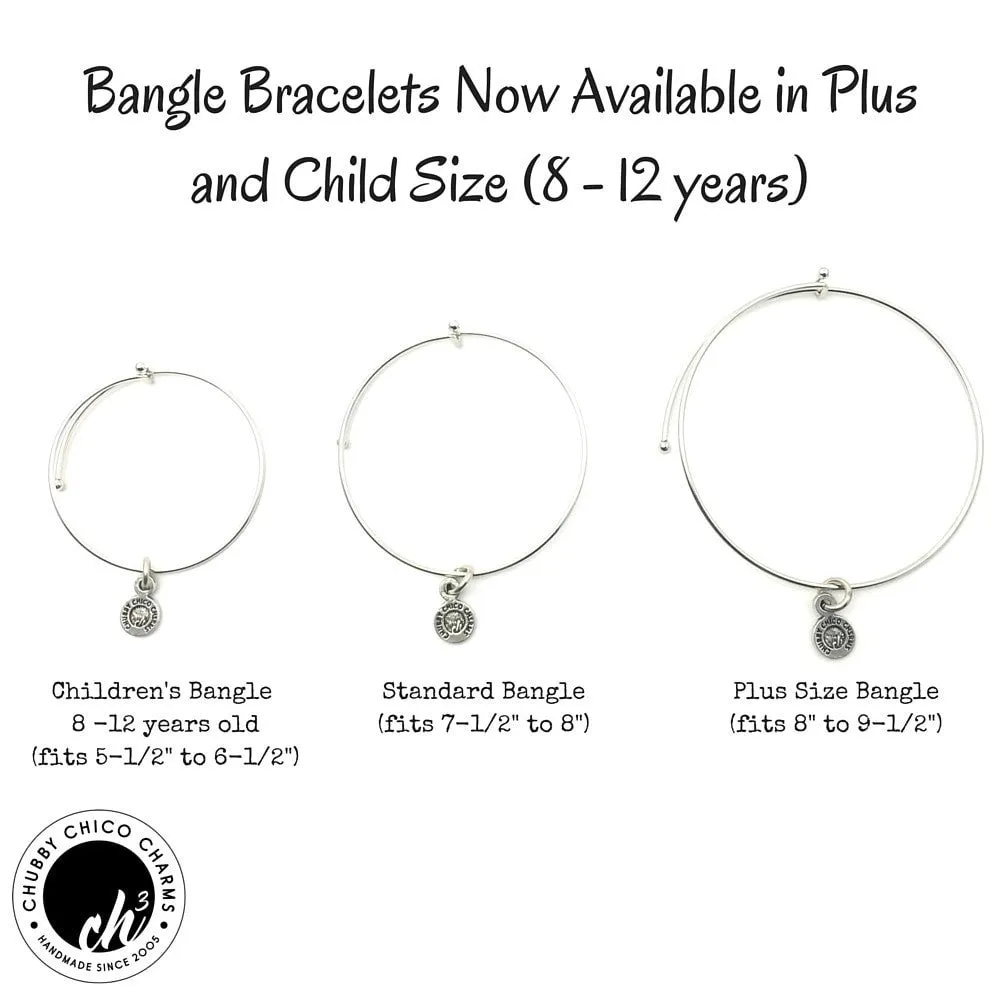 Blessed Long Tab Expandable Bangle Bracelet Set