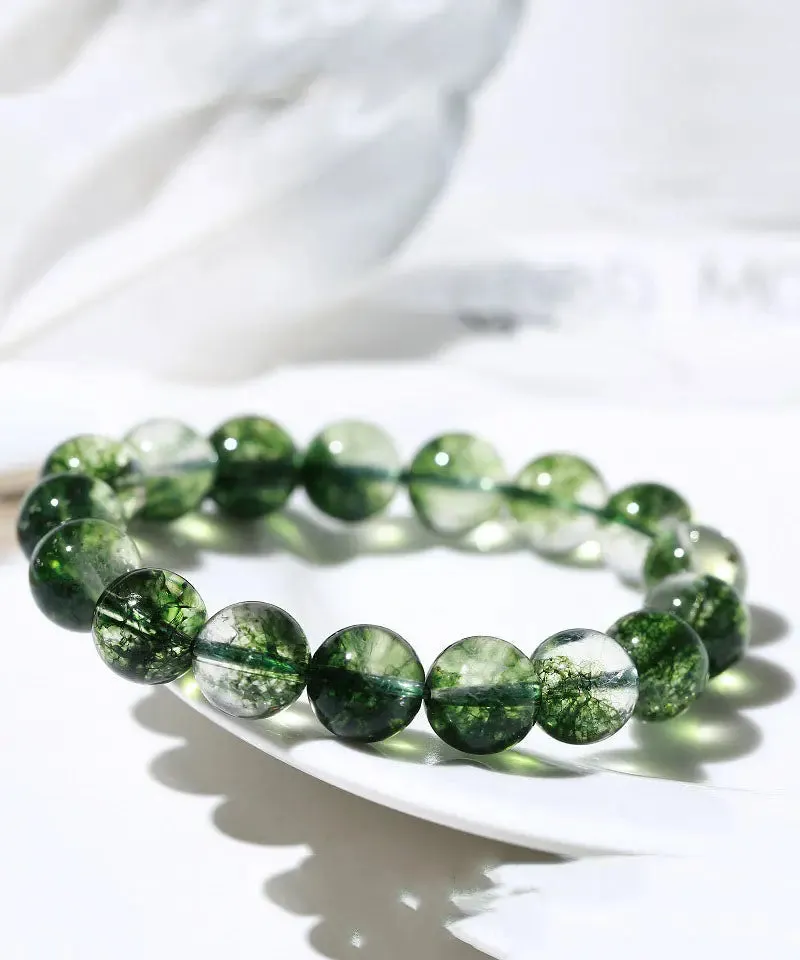 Bohemian Green Ball Crystal Beaded Bracelet ML1244