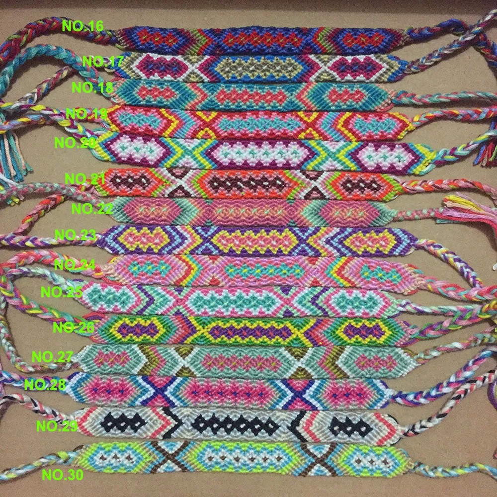 Bohemian Handmade Woven Rope Friendship Bracelets