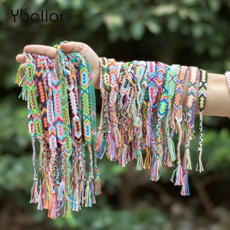 Bohemian Handmade Woven Rope Friendship Bracelets