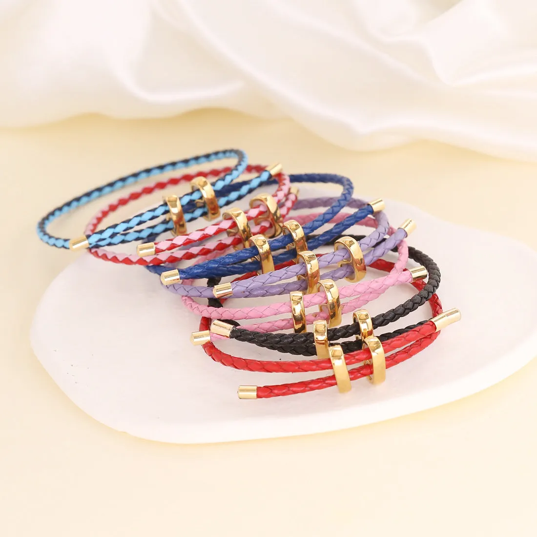 Bohemian Leather Woven Bracelet For Women