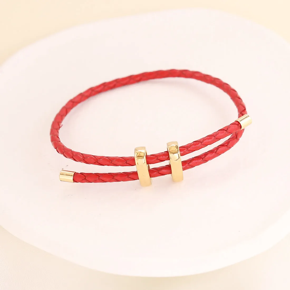 Bohemian Leather Woven Bracelet For Women