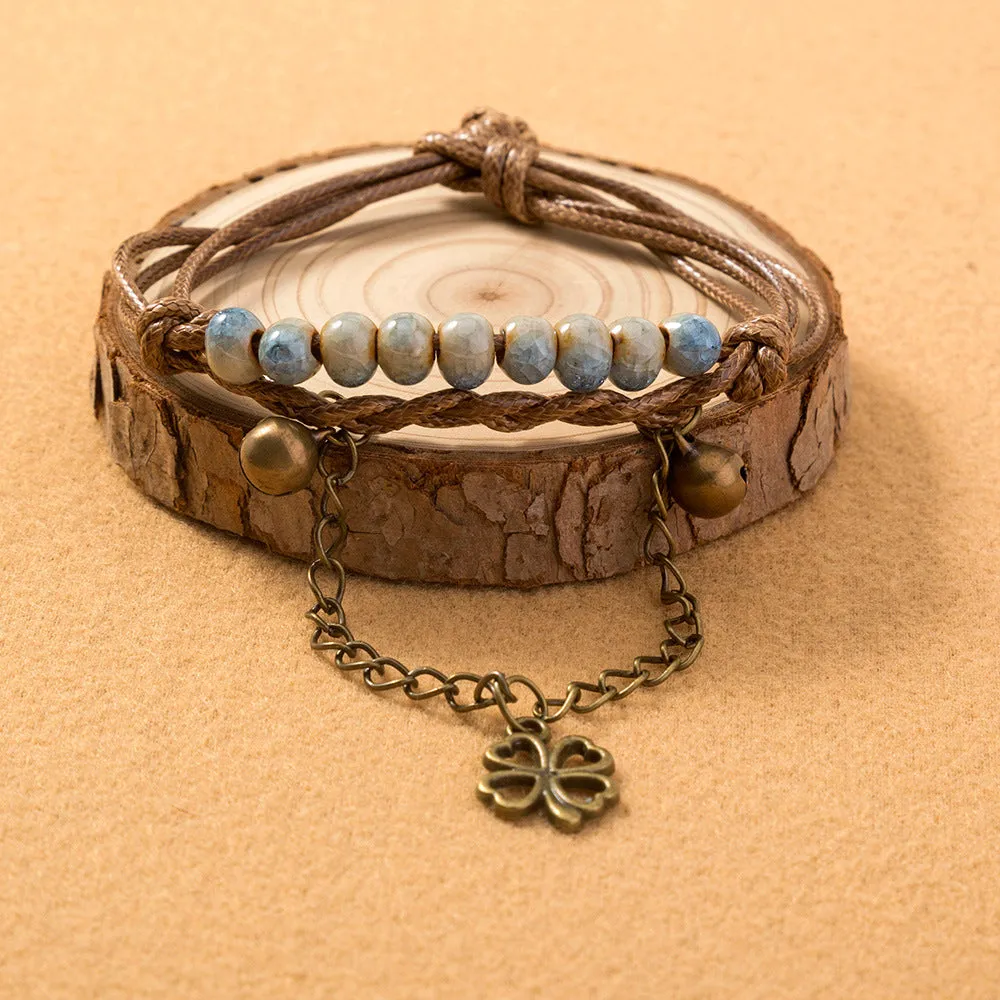 Bohemian Style Ceramic Bracelet Couple Girlfriend Retro Ethnic Style Jewelry