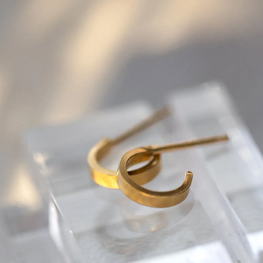 Bold Huggie Hoop Earrings by Christina Kober