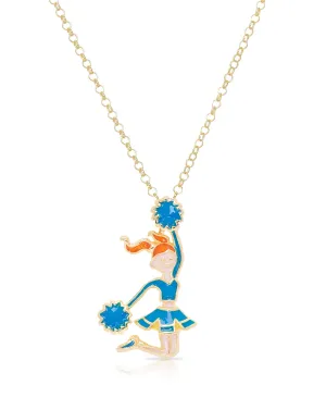 Cheerleader Pendant (Blue)