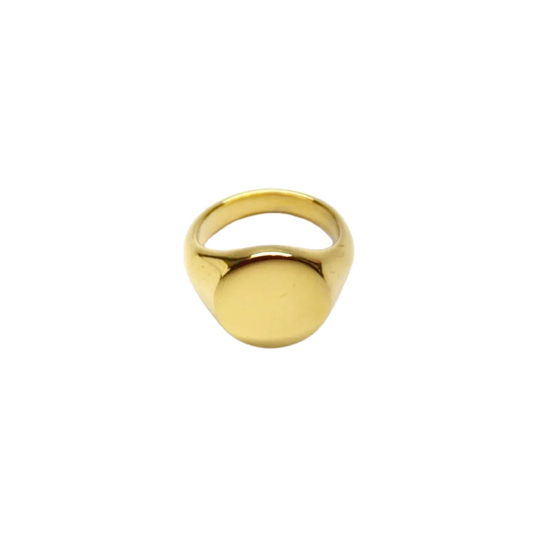 Circle Signet Ring