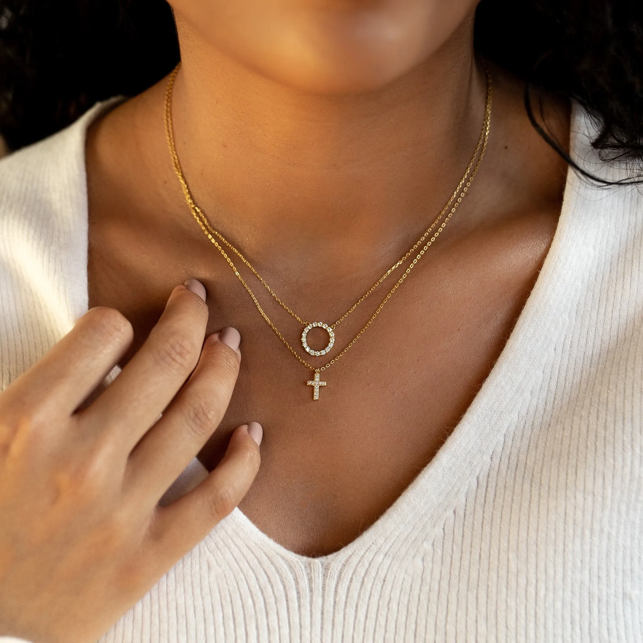 Dainty Cross Necklace