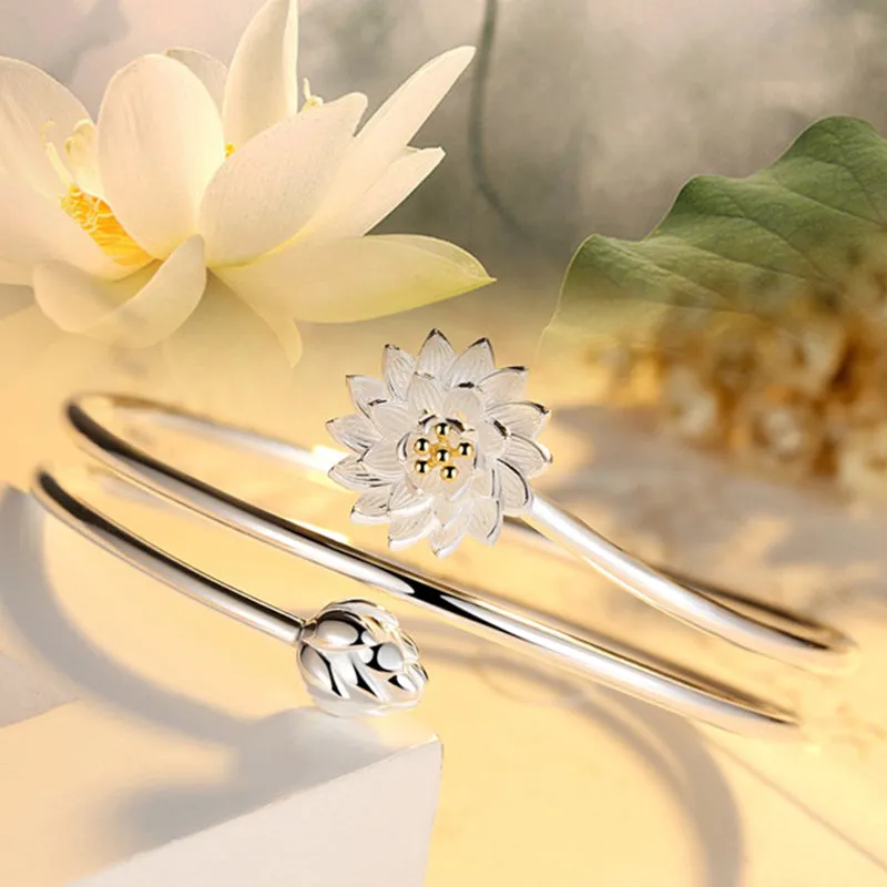 Daisy Flower Charm Bracelet For Women Girls Elegant Sweet