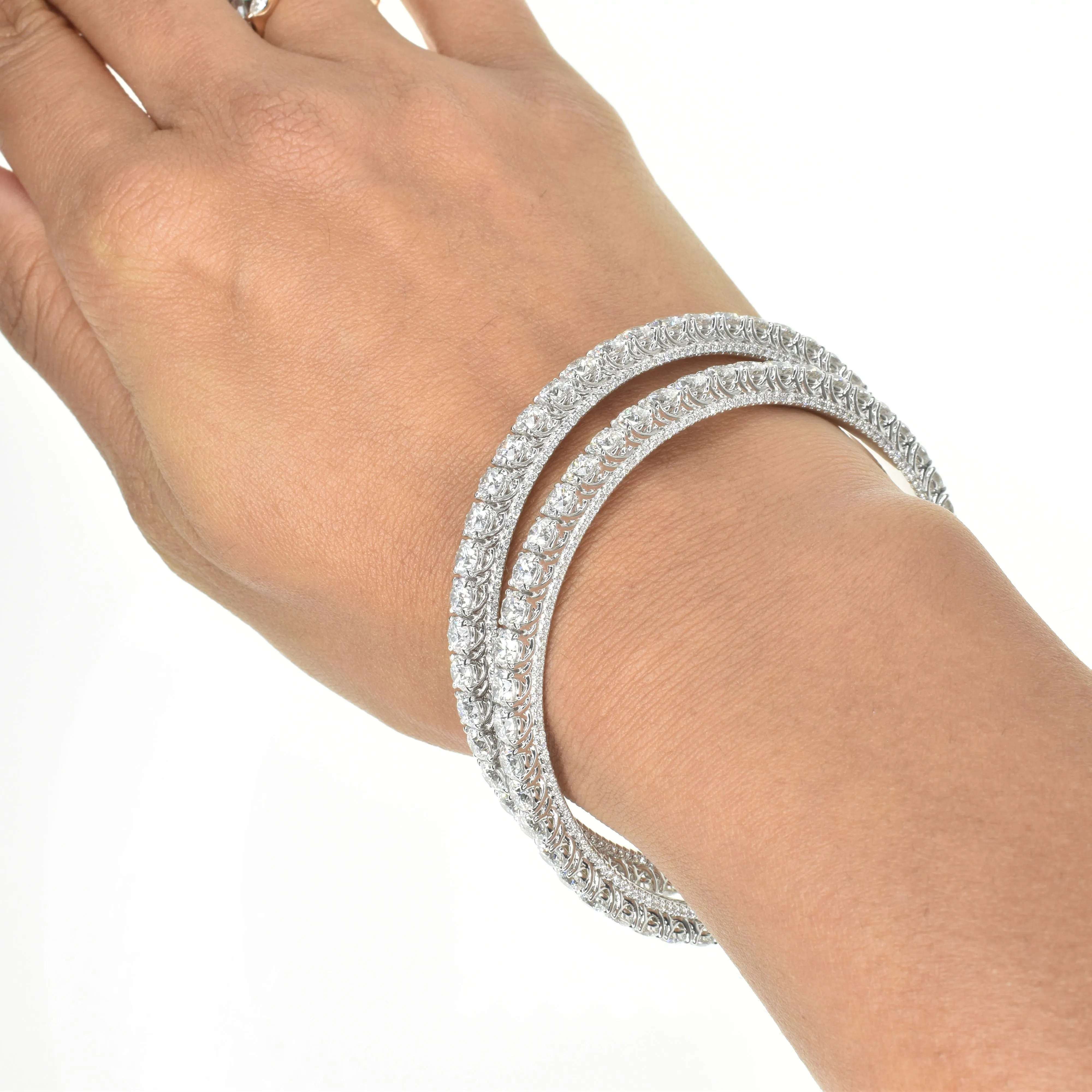 Diamond Bangles