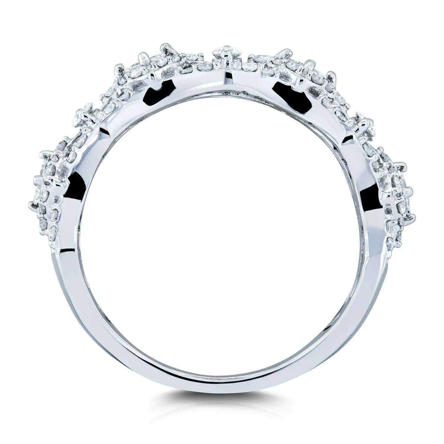 Diamond Fashion Band 2/3 Carats (CTW) in 10k White Gold