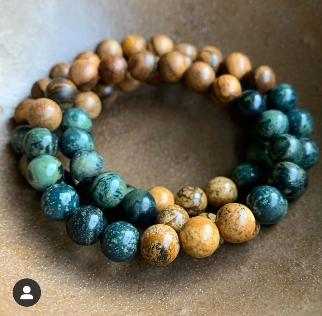 Earth Mantra Mala Bracelet