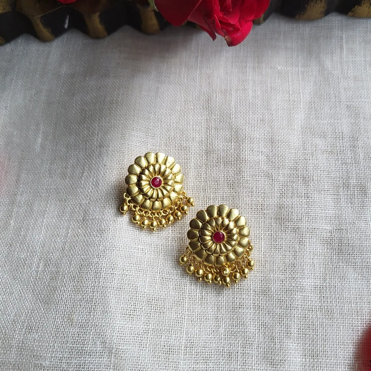 Floral Past Stud Earrings