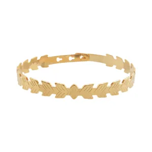 Gold Leaf Bracelet