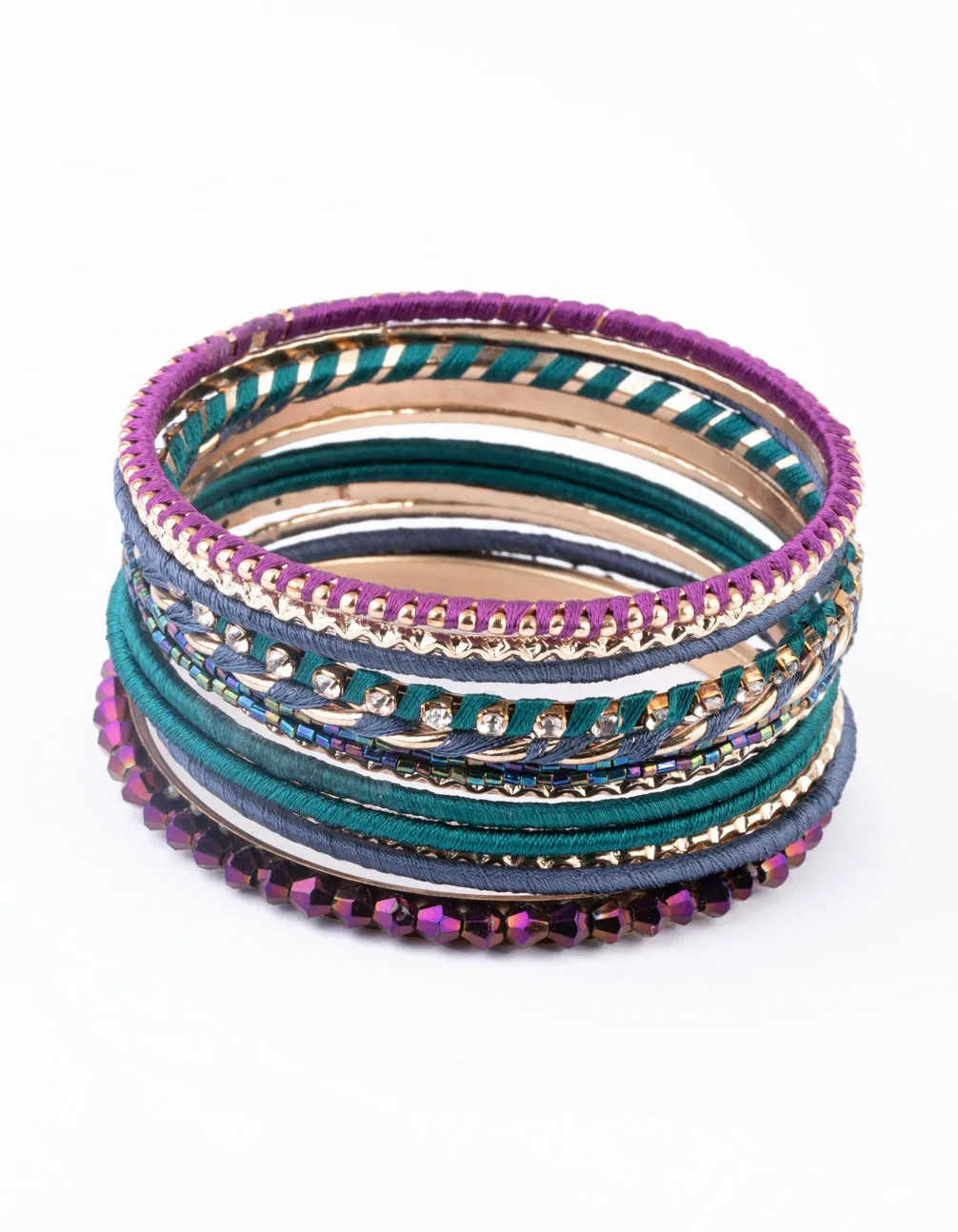 Gold Midnight Mixed Bangle Pack