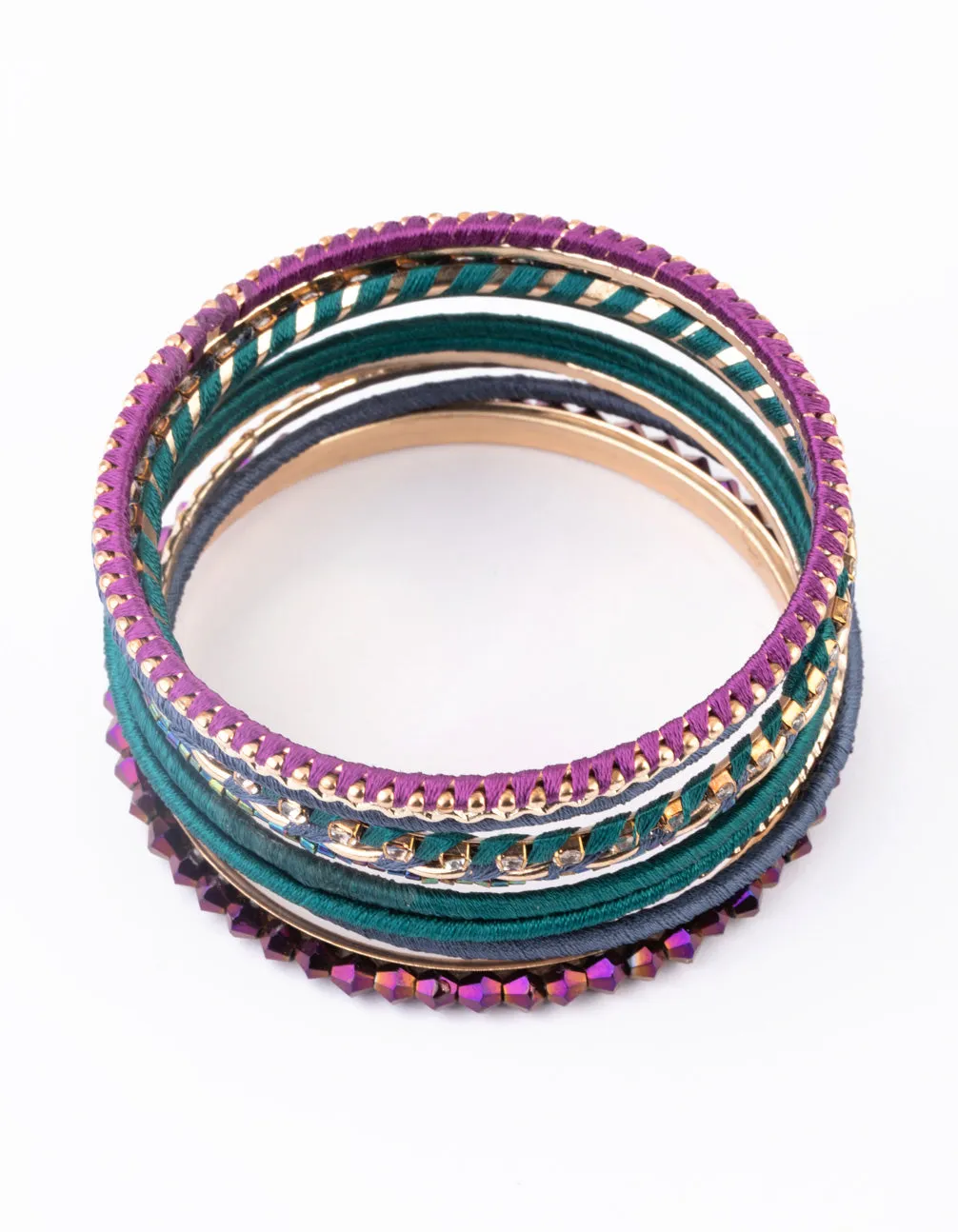 Gold Midnight Mixed Bangle Pack