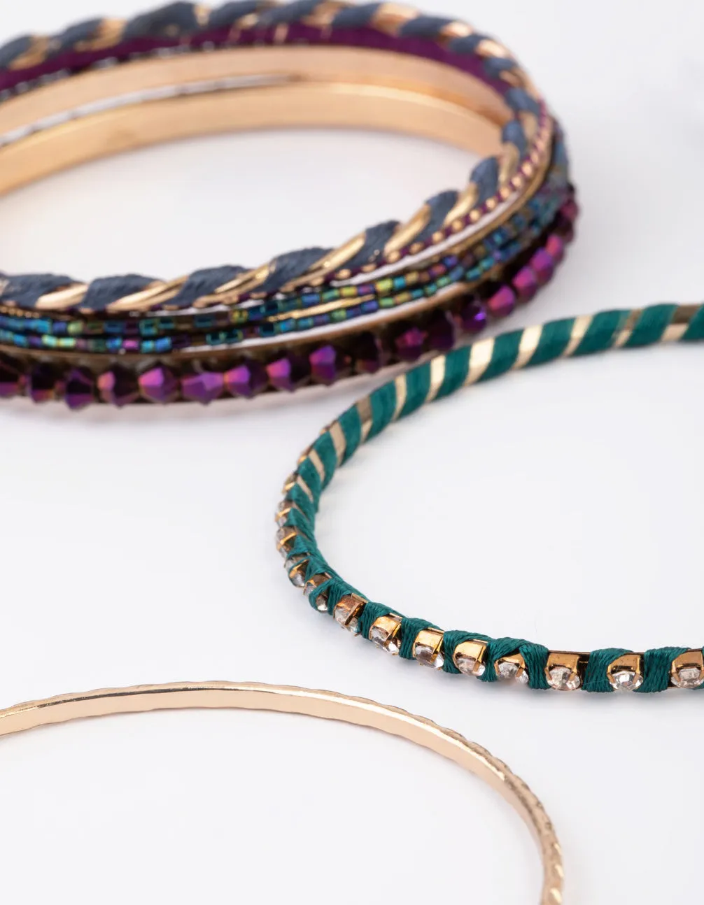 Gold Midnight Mixed Bangle Pack