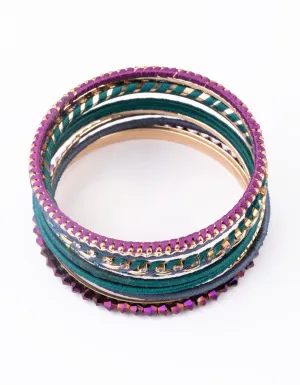 Gold Midnight Mixed Bangle Pack