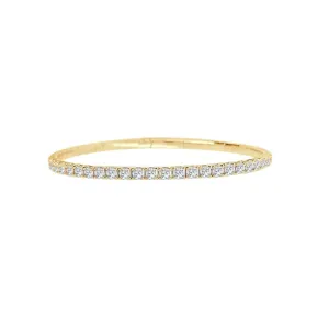 Half Eternity Flexible Diamond Bangle - 3.0 carats