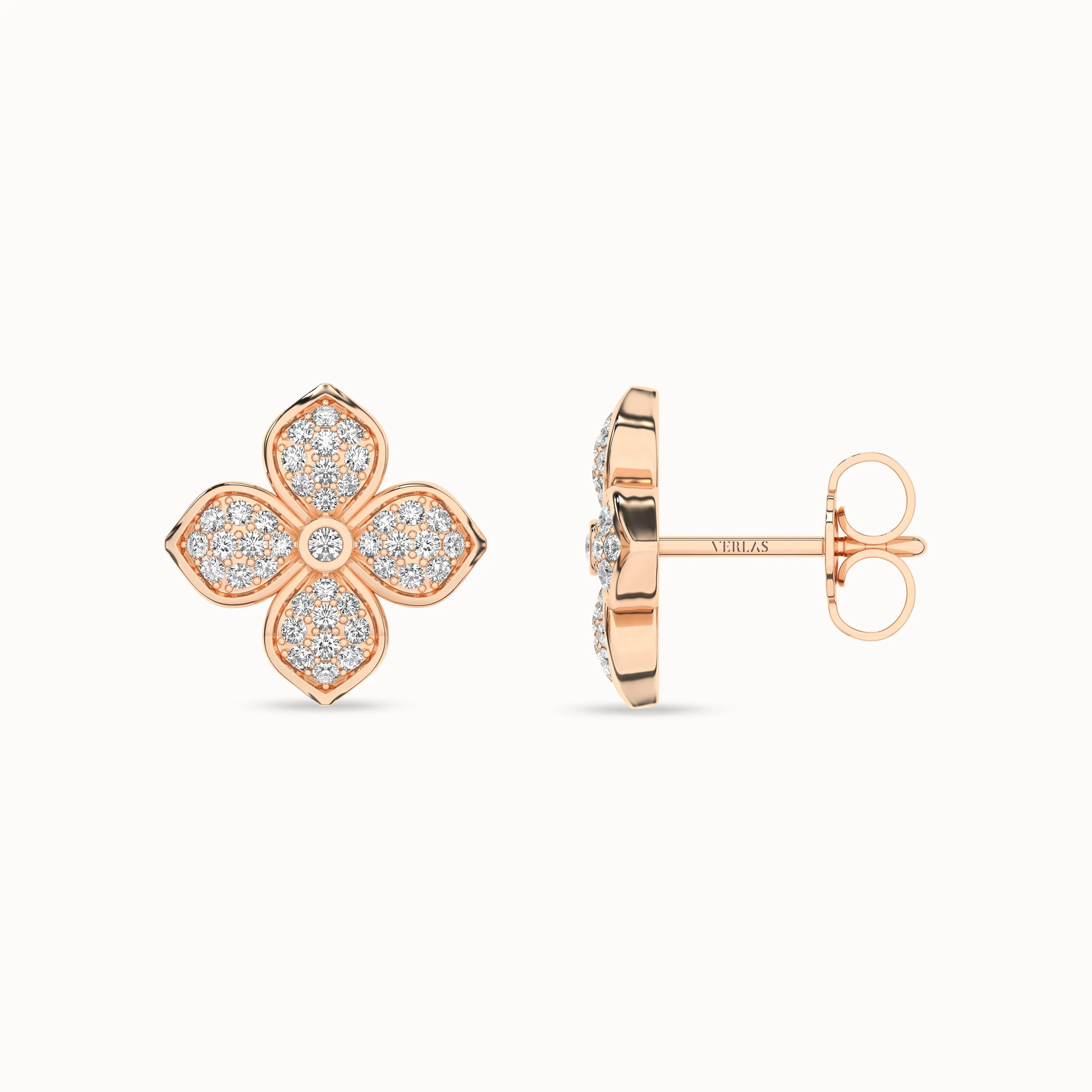 La Fleur Diamond Radiant Studs