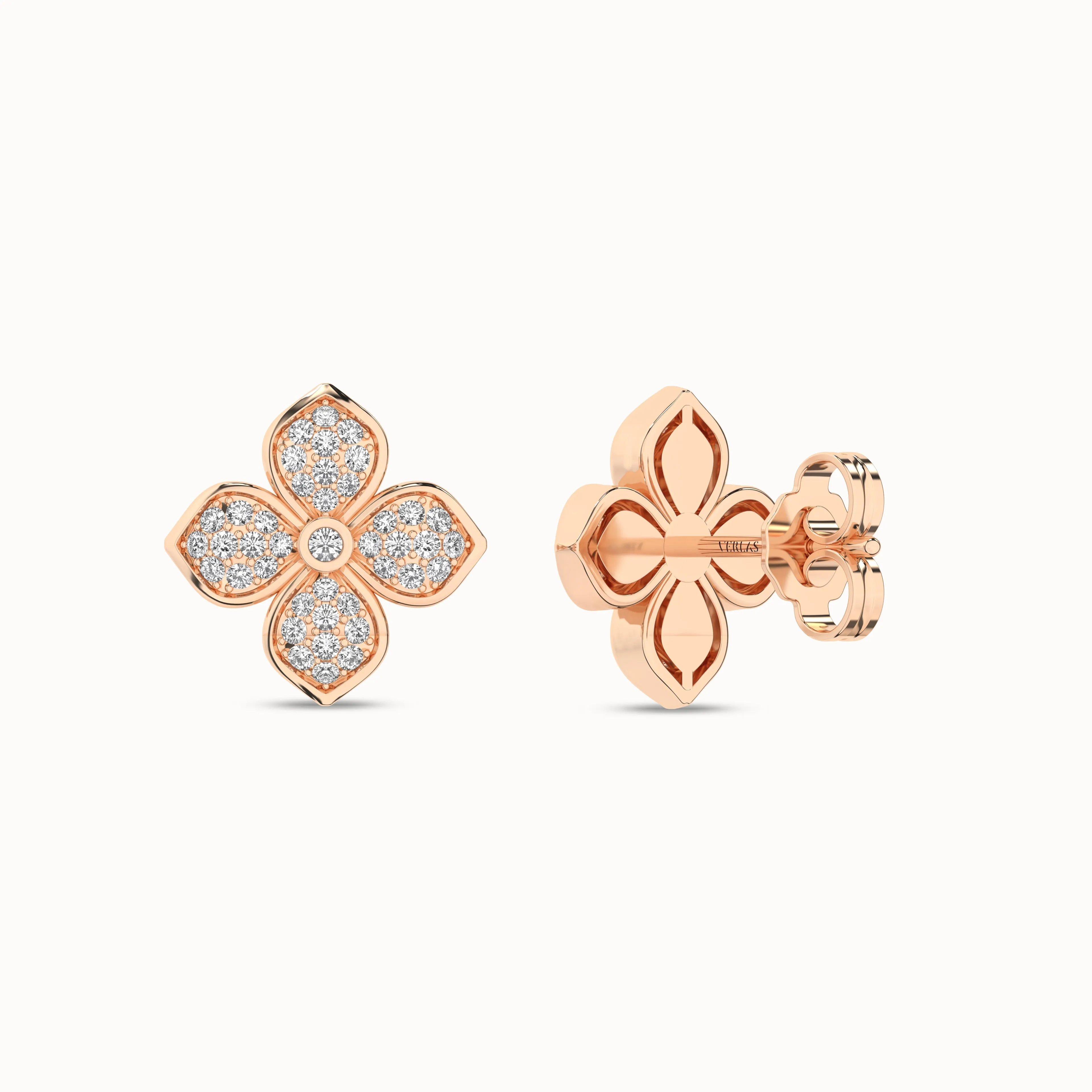 La Fleur Diamond Radiant Studs