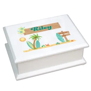 Lift Top Jewelry Box Surfs Up