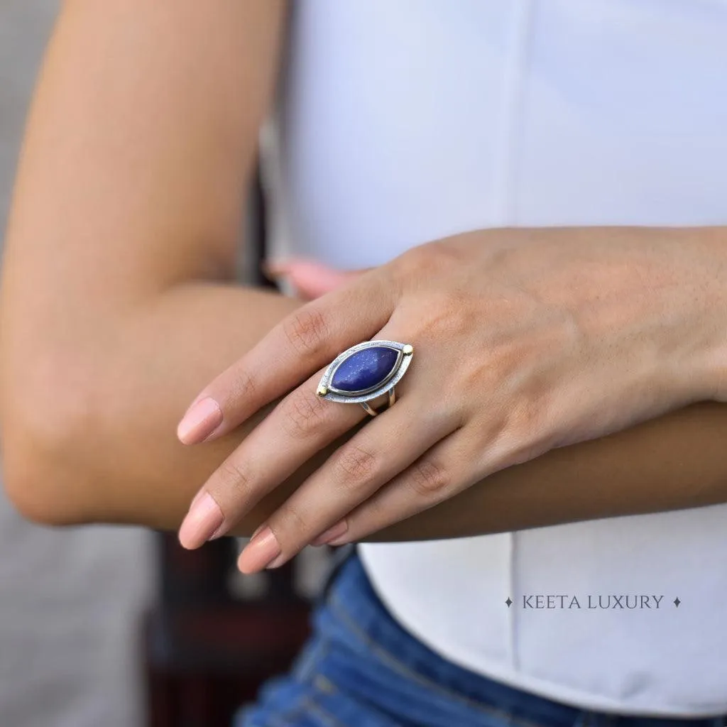 Marquise Beauty - Lapis Lazuli Ring