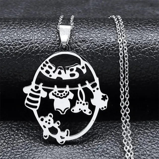 Mom-Child Family Necklace Set