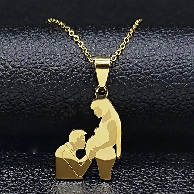 Mom-Child Family Necklace Set