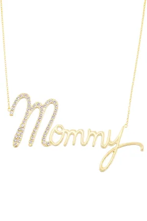 Mommy Nameplate Necklace