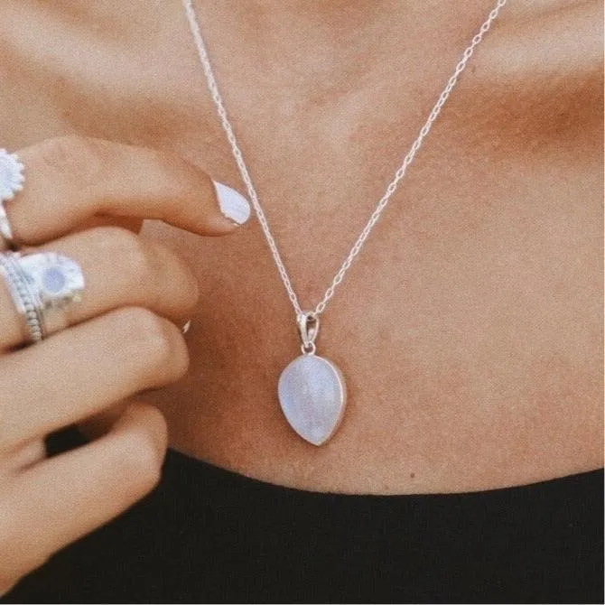 Moonstone Pendant Necklace