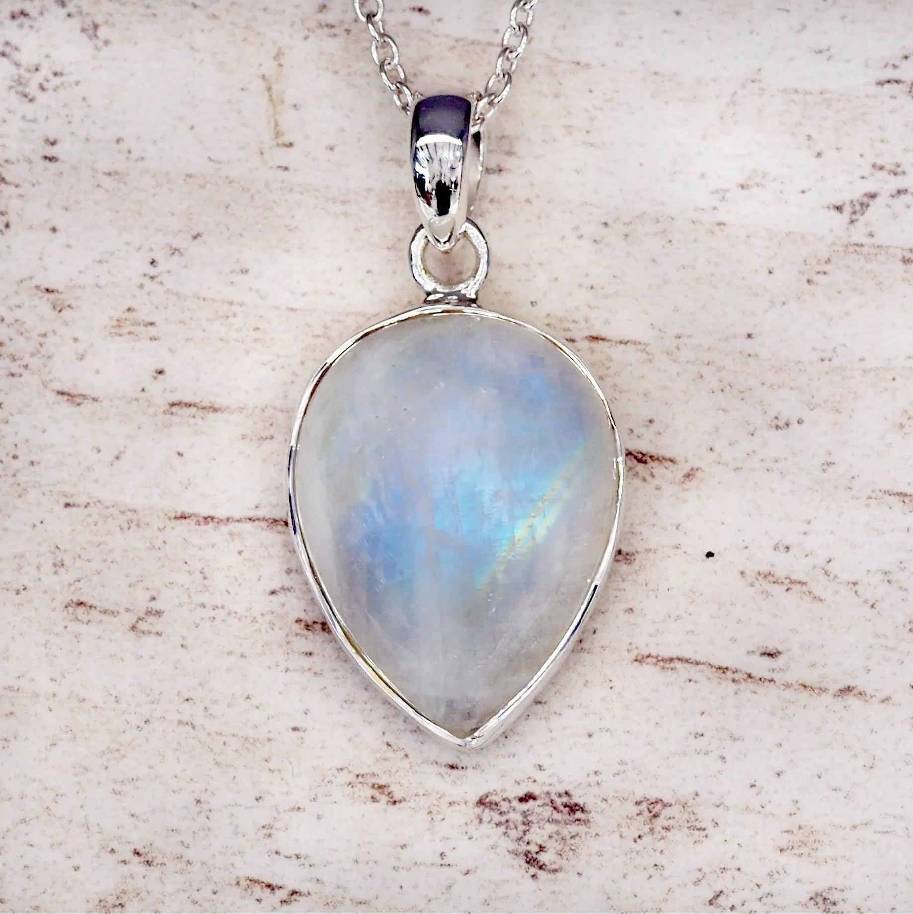 Moonstone Pendant Necklace