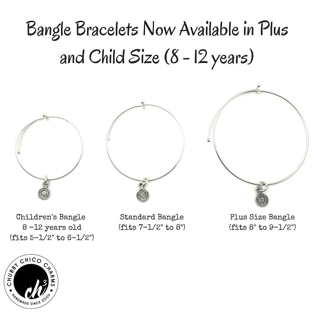 My Dog Rescued Me Expandable Bangle Bracelet Set