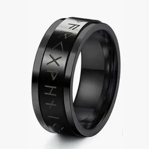 Nordic Runes Spinner Ring