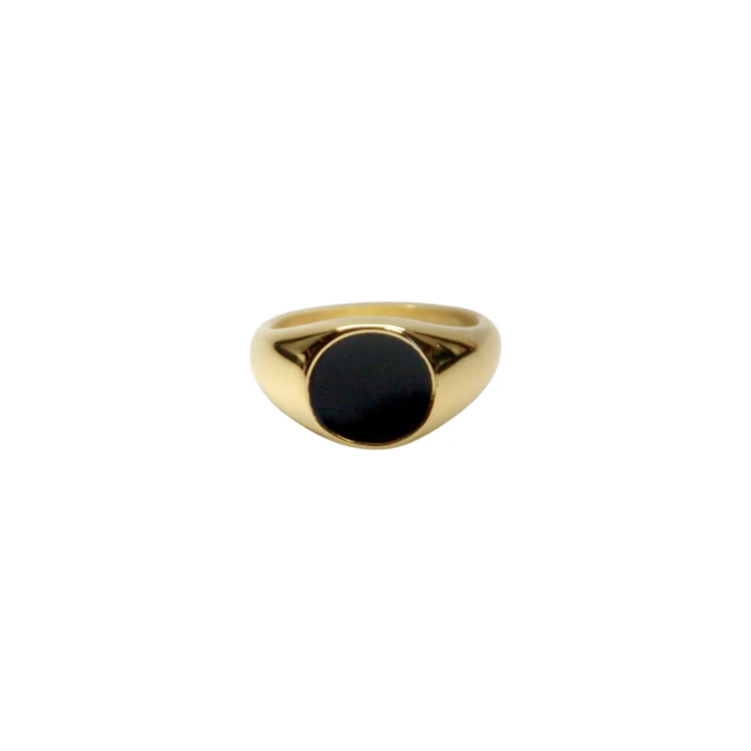 Onyx Signet Ring