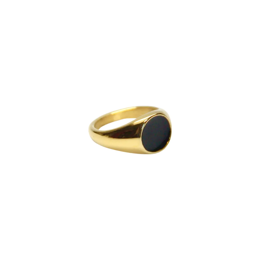 Onyx Signet Ring