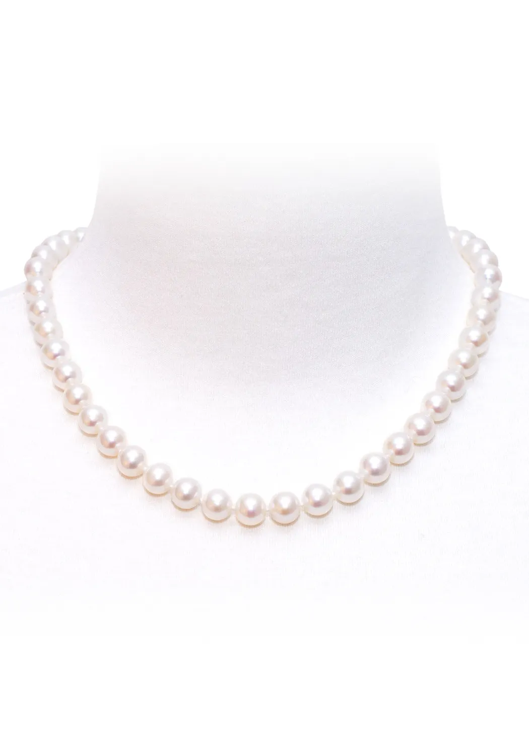 Oster Collection Chinese White Pearl Necklace | 18"